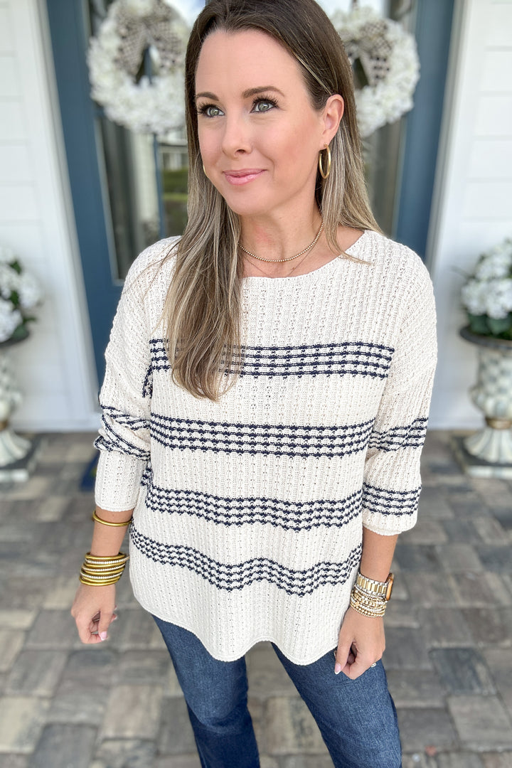 Striped And Simple Sweater