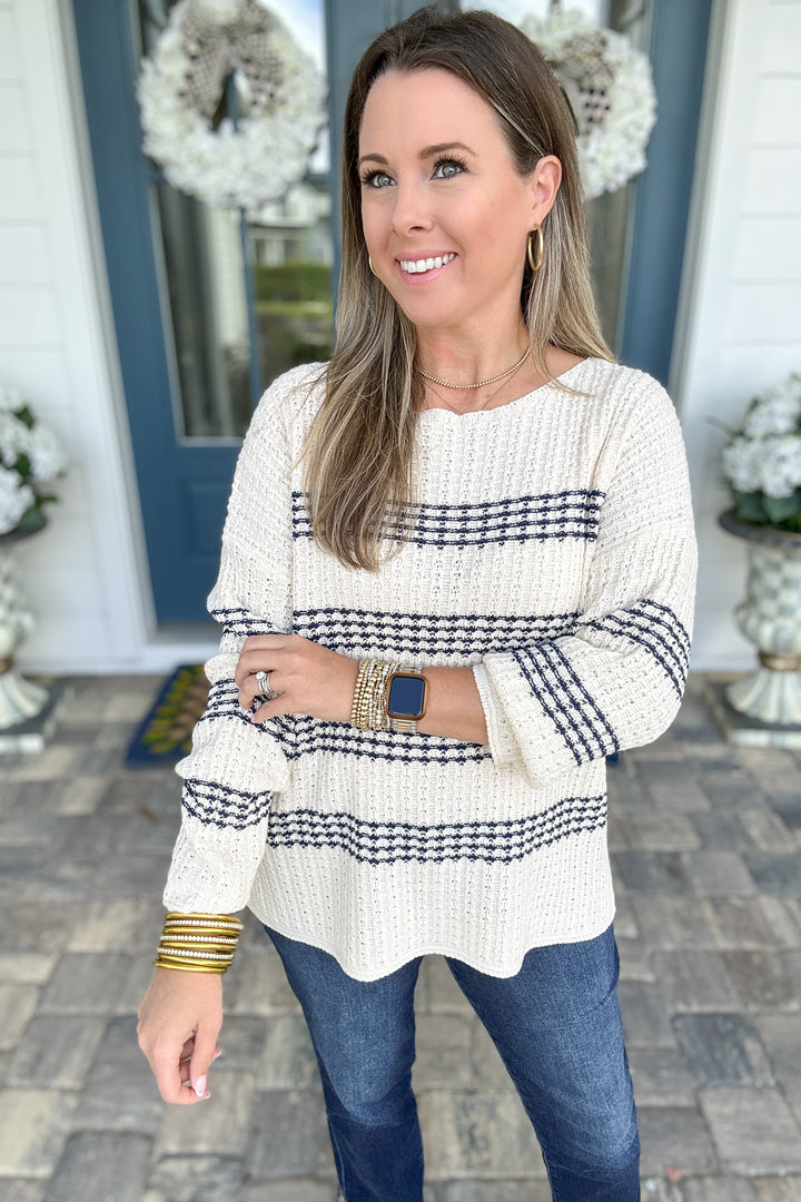 Striped And Simple Sweater