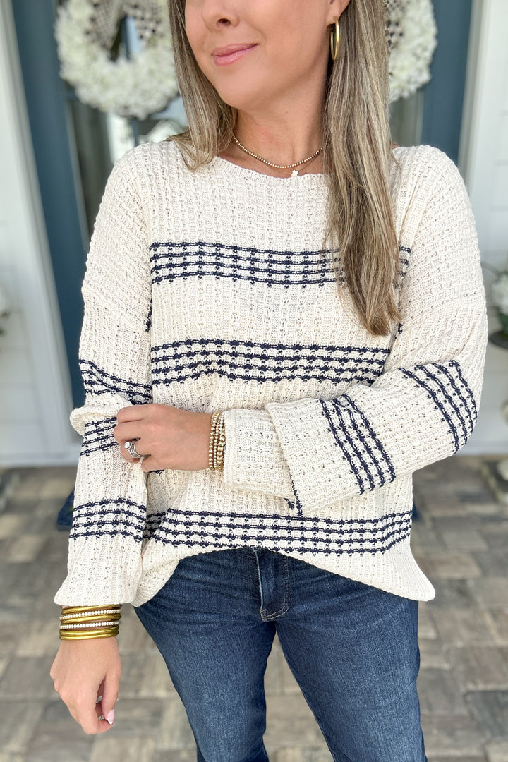 Striped And Simple Sweater