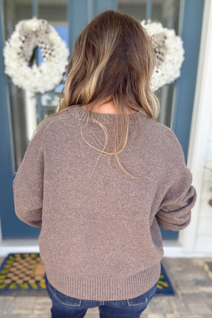 Z Supply: Cirrus Cozy Sweater - Burnt Ash Heather