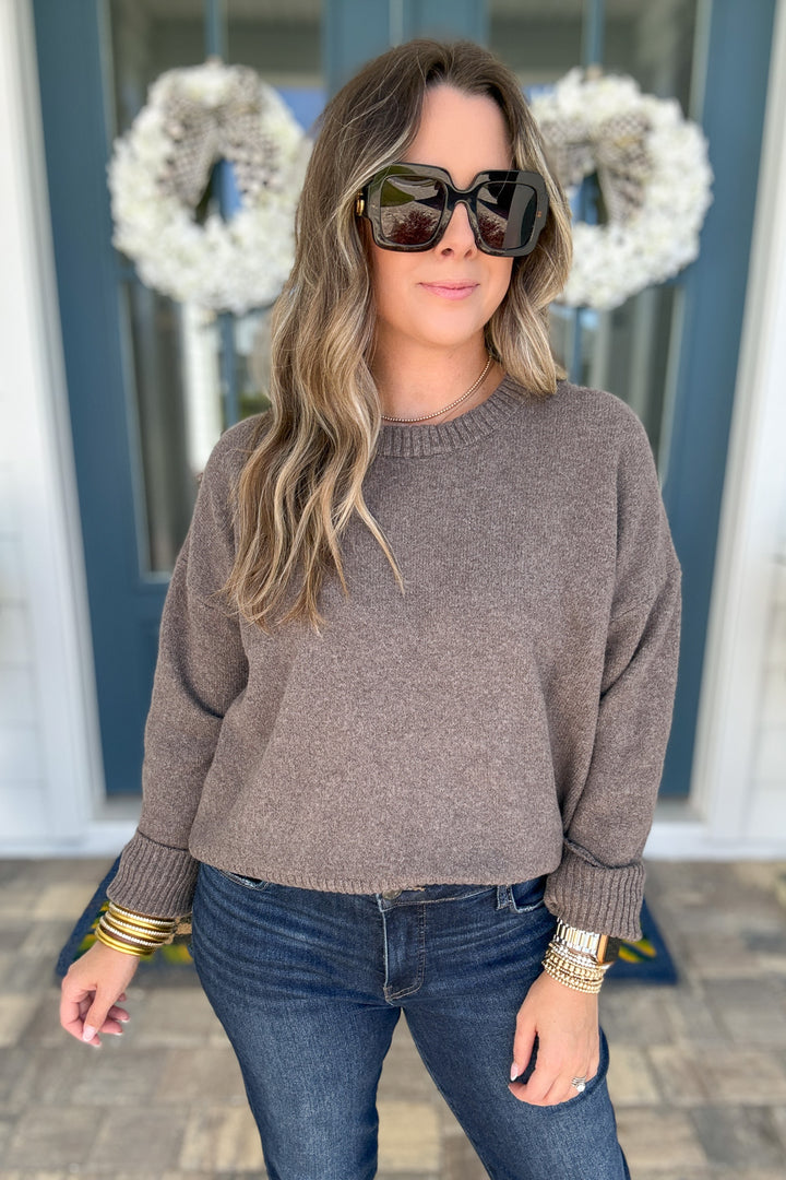 Z Supply: Cirrus Cozy Sweater - Burnt Ash Heather