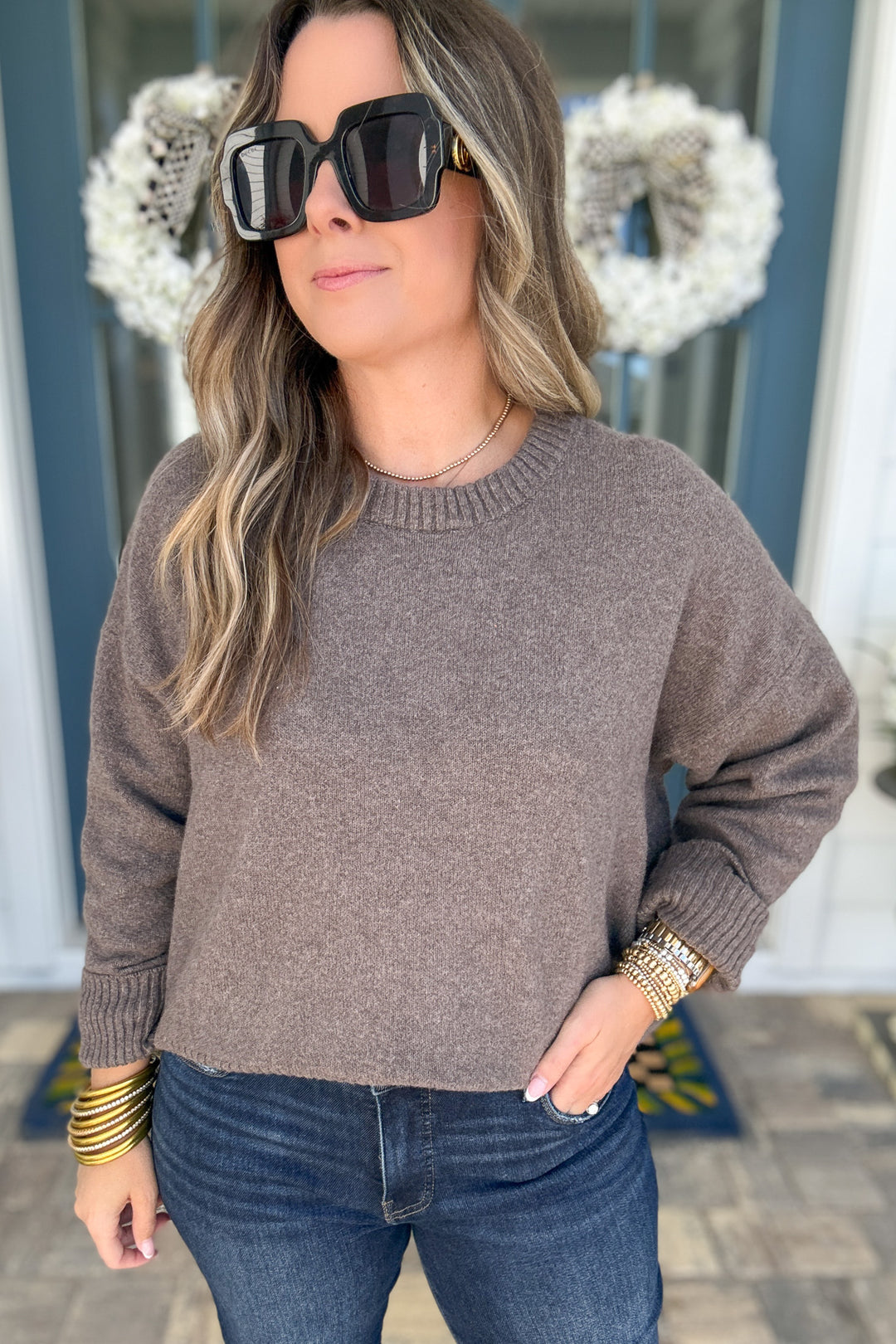 Z Supply: Cirrus Cozy Sweater - Burnt Ash Heather
