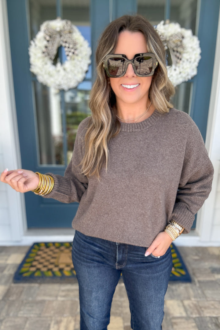 Z Supply: Cirrus Cozy Sweater - Burnt Ash Heather