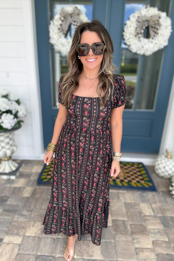 Smith & Quinn: The Cornelia Dress - Onyx Garden