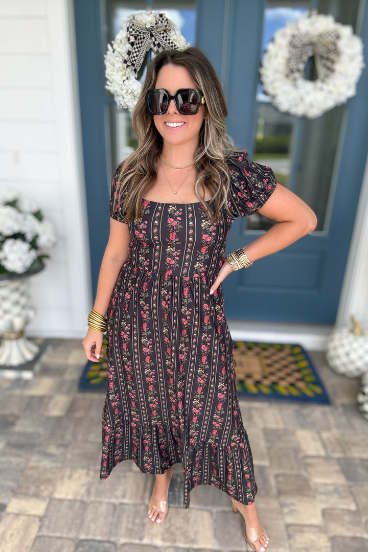 Smith & Quinn: The Cornelia Dress - Onyx Garden