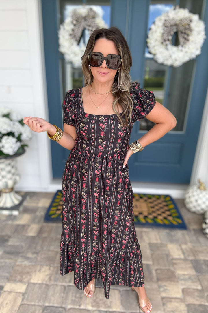 Smith & Quinn: The Cornelia Dress - Onyx Garden