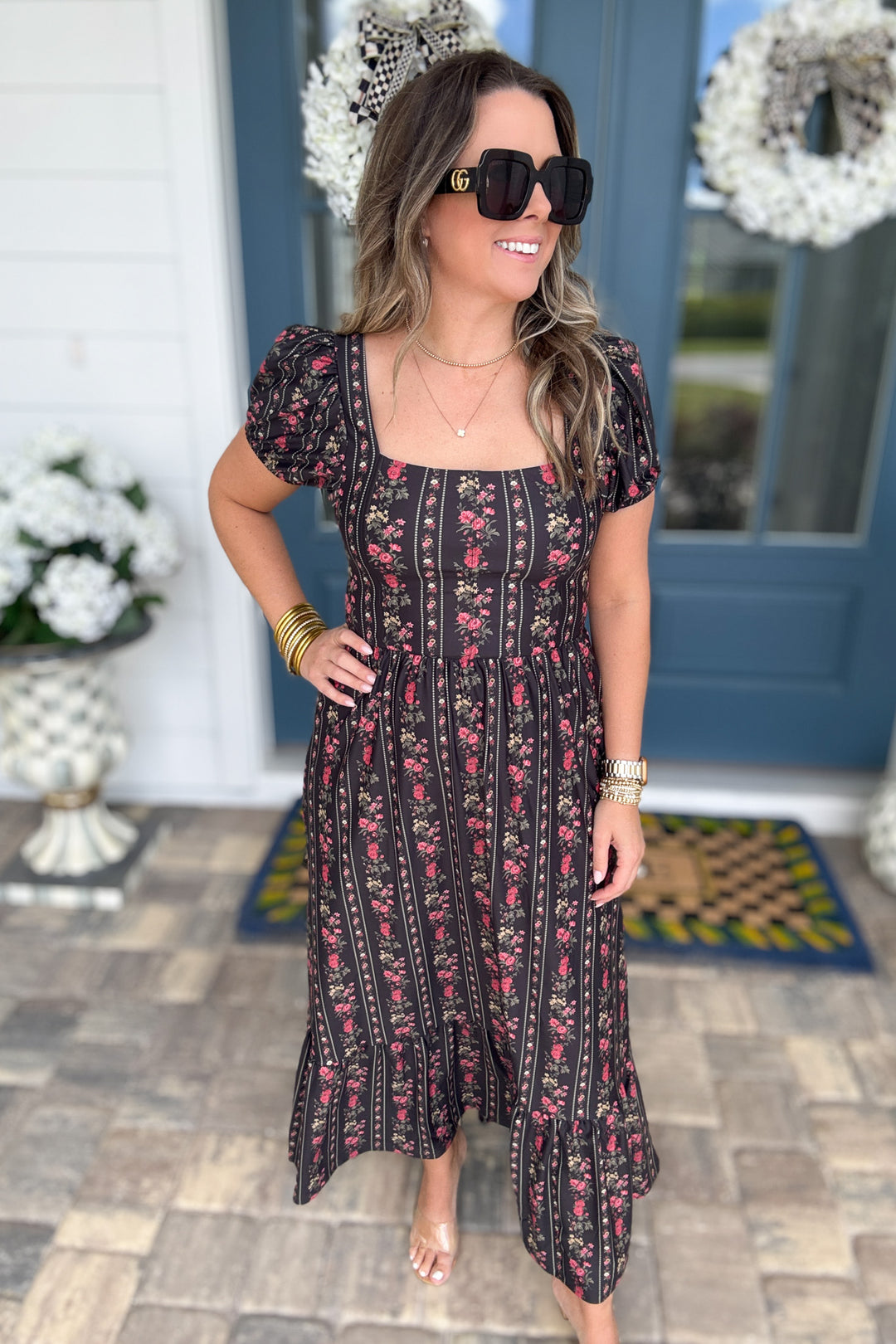 Smith & Quinn: The Cornelia Dress - Onyx Garden