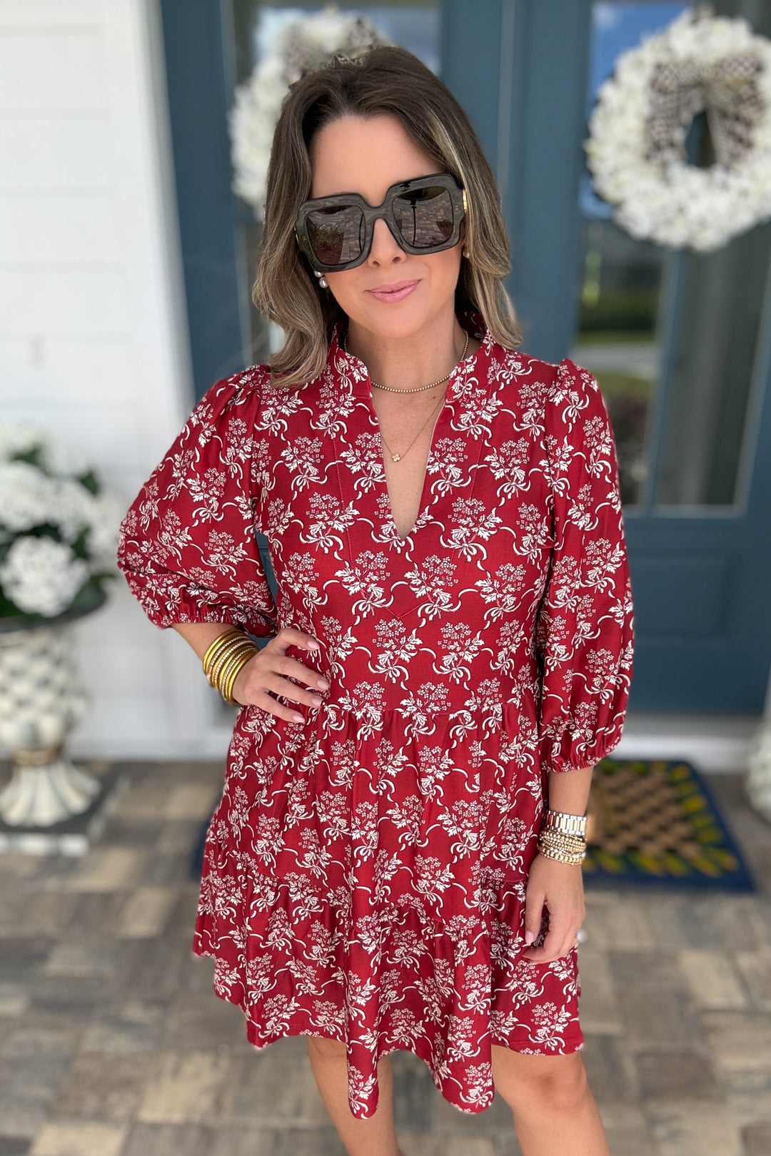 Smith & Quinn: The Tory - Ribbon Bouquet Red