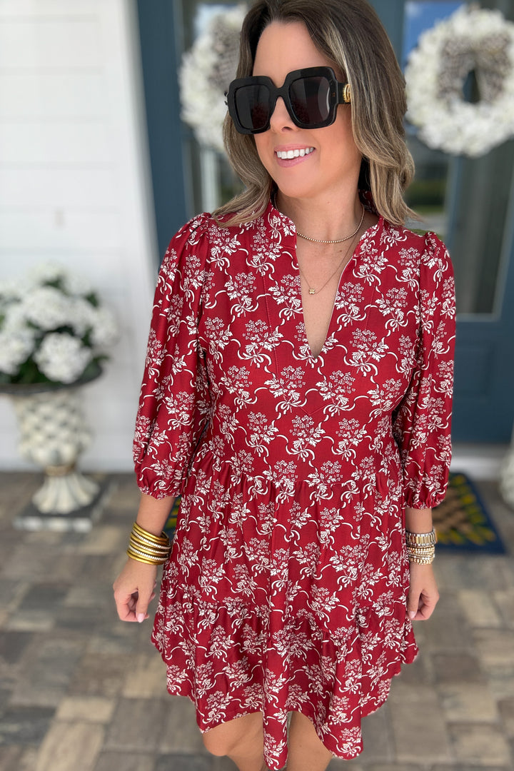 Smith & Quinn: The Tory - Ribbon Bouquet Red