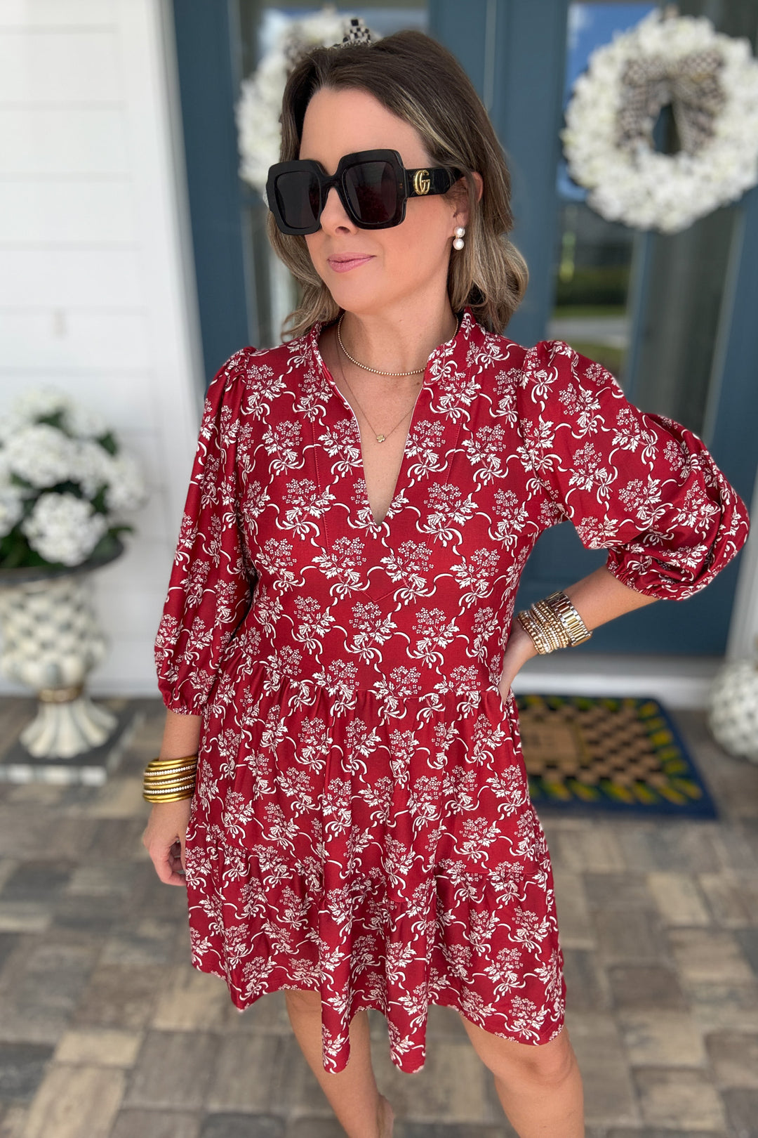 Smith & Quinn: The Tory - Ribbon Bouquet Red