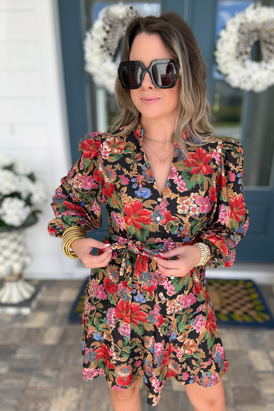 Smith & Quinn: The Hazel Dress - Midnight Petals