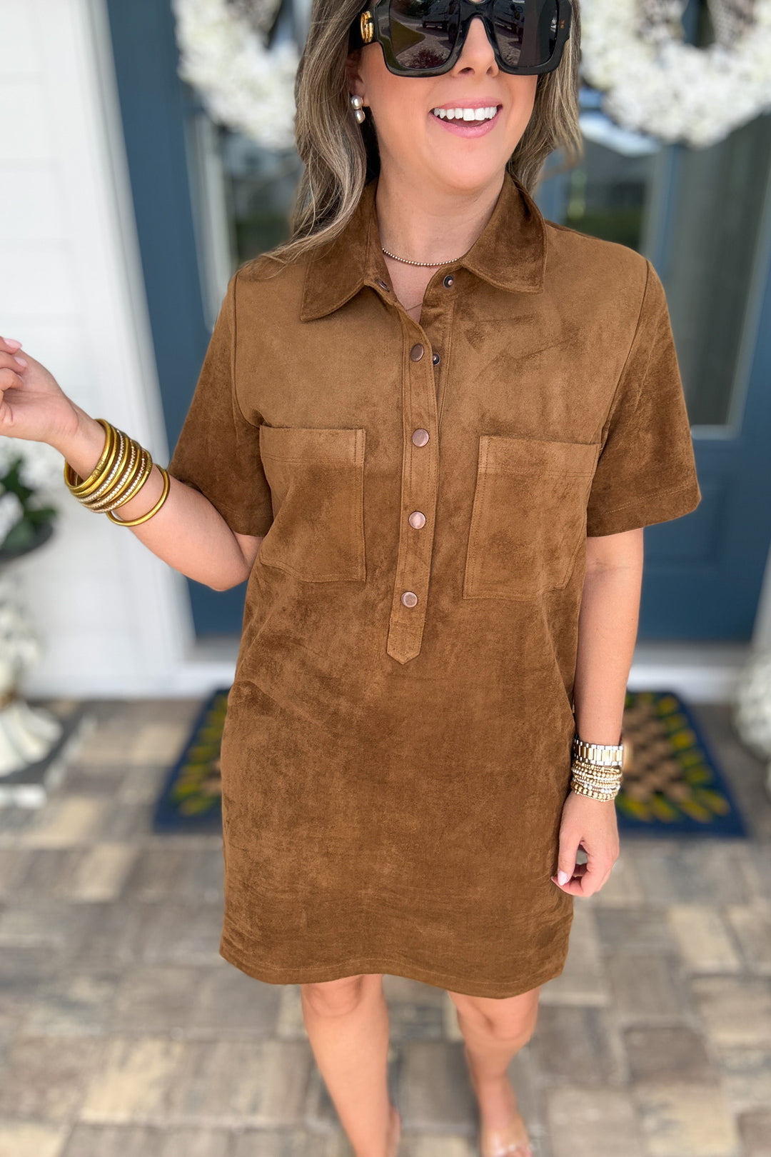 Z Supply: Sydney Suede Mini Dress - Coconut
