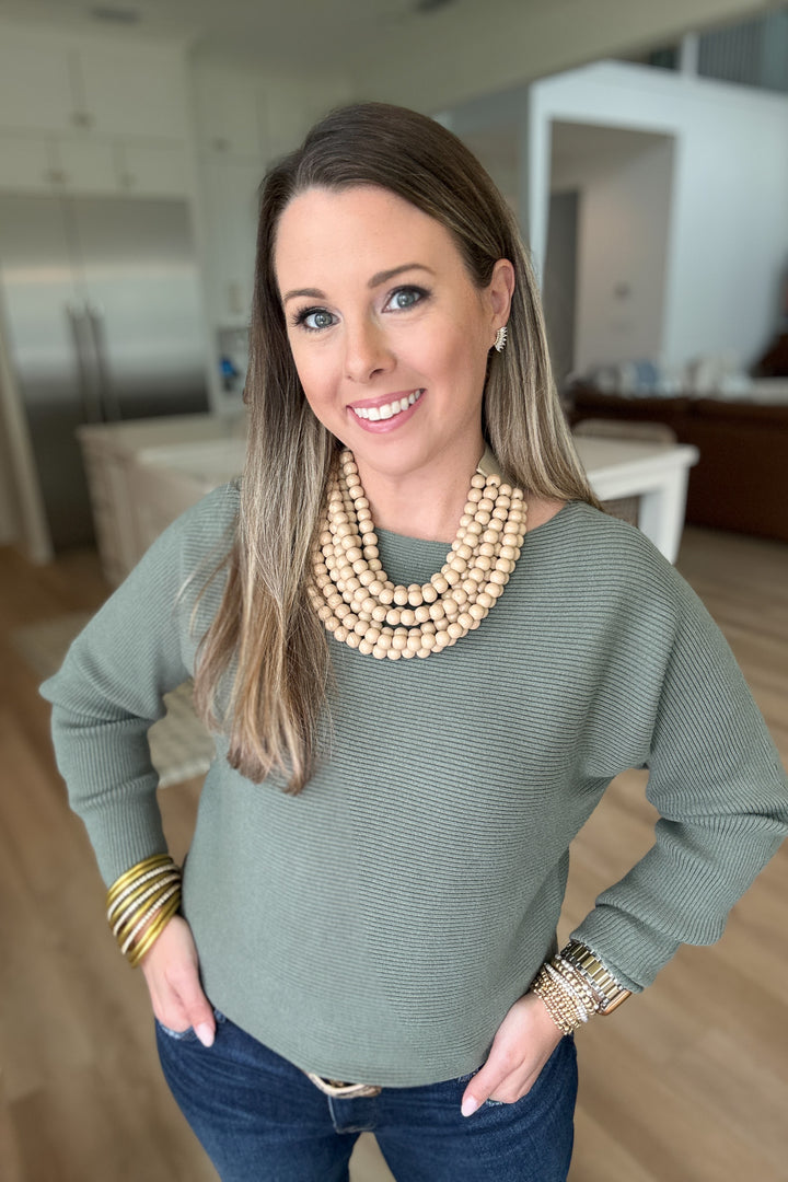 The Shelby Sweater - Spruce