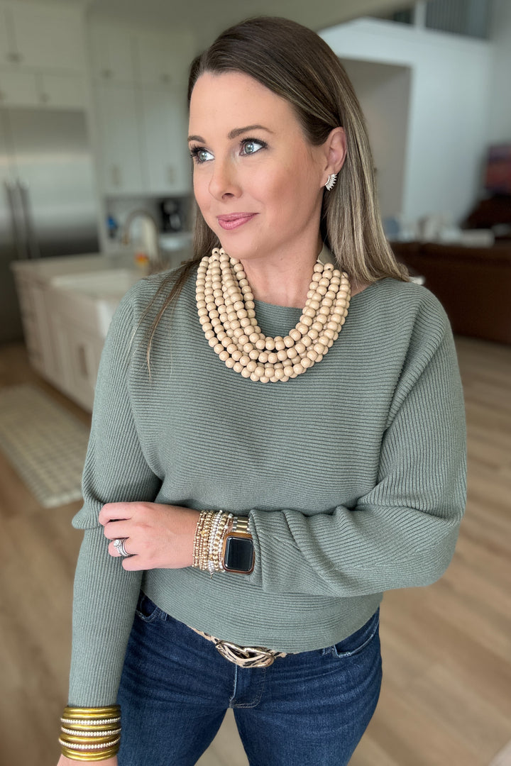 The Shelby Sweater - Spruce