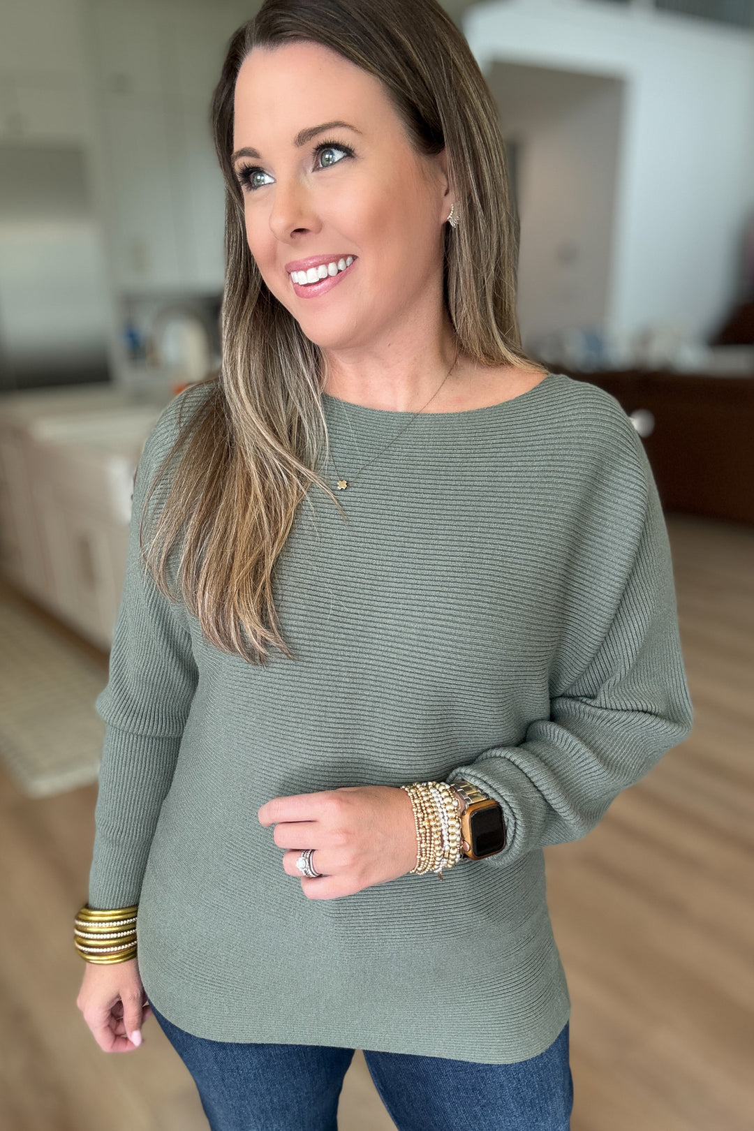 The Shelby Sweater - Spruce