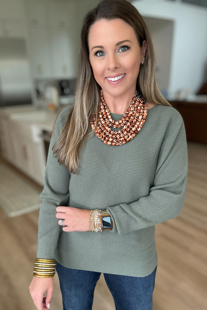 The Shelby Sweater - Spruce