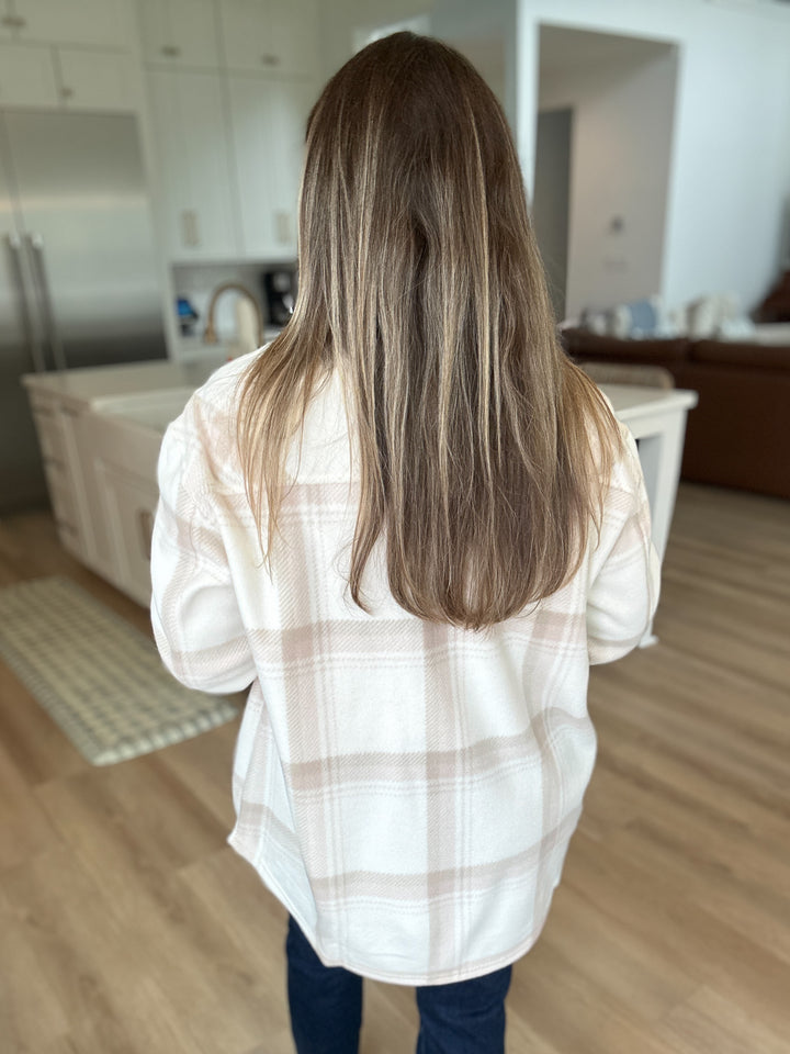 Z Supply: Hiker Two Toned Fleece Jacket - Smokey