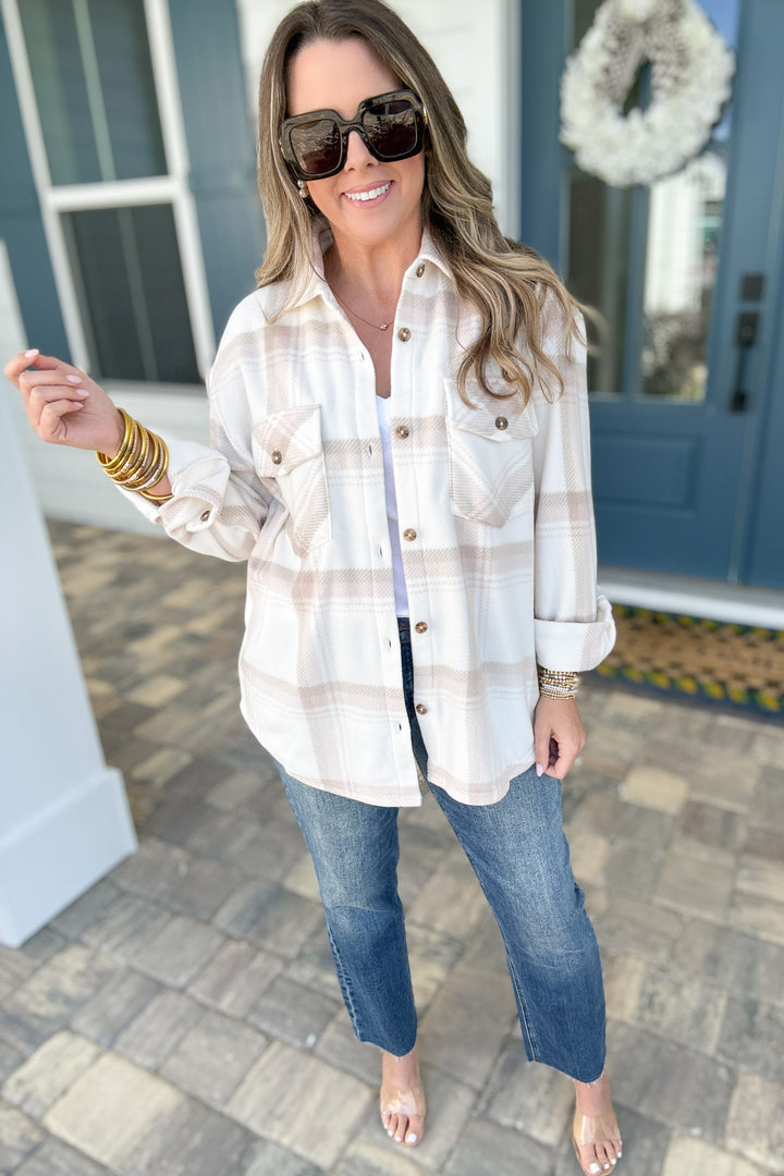 Z Supply: Hiker Two Toned Fleece Jacket - Smokey