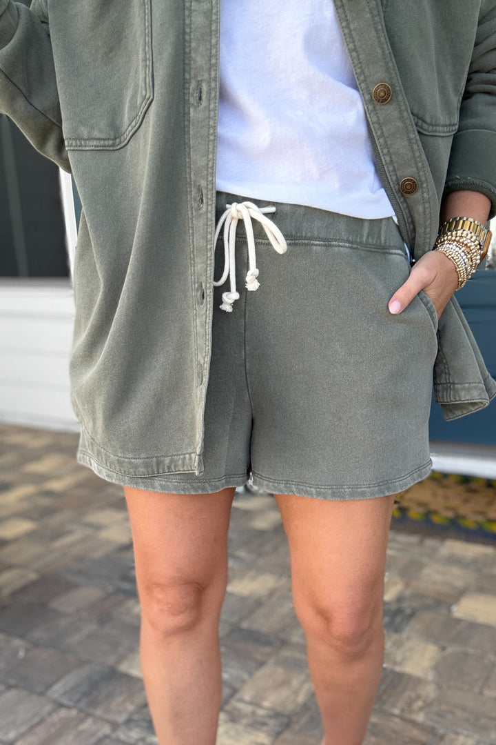 Z Supply: Hunter Knit Short -  Hunter Green