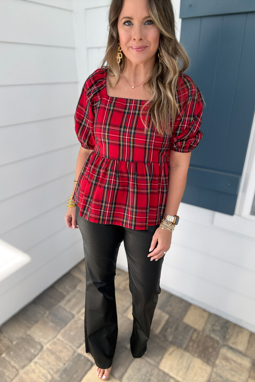 KUT: Stella Coated High Rise Flare - Black