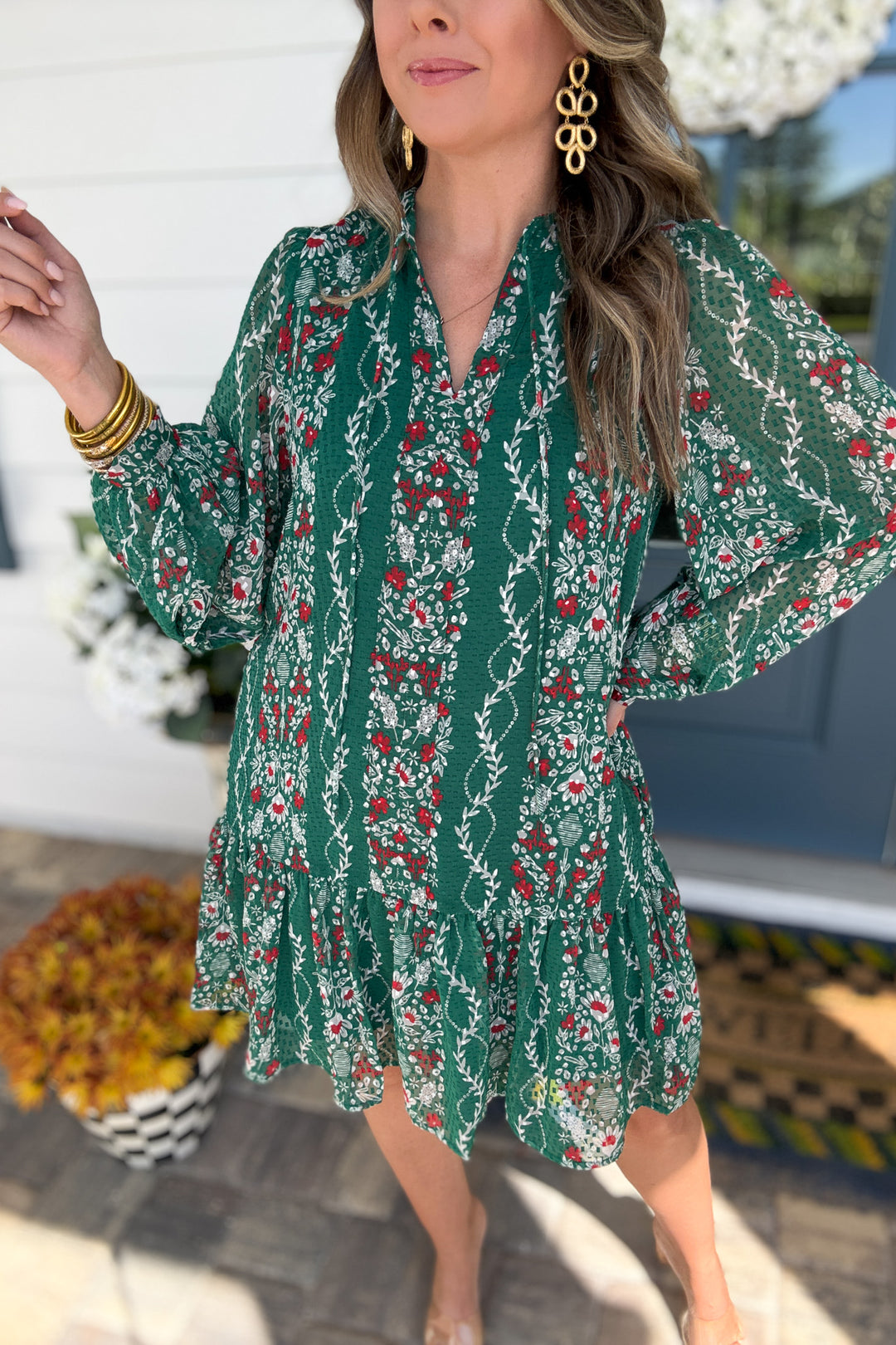 Mary Square: Natasha Dress Ivy Lane Green