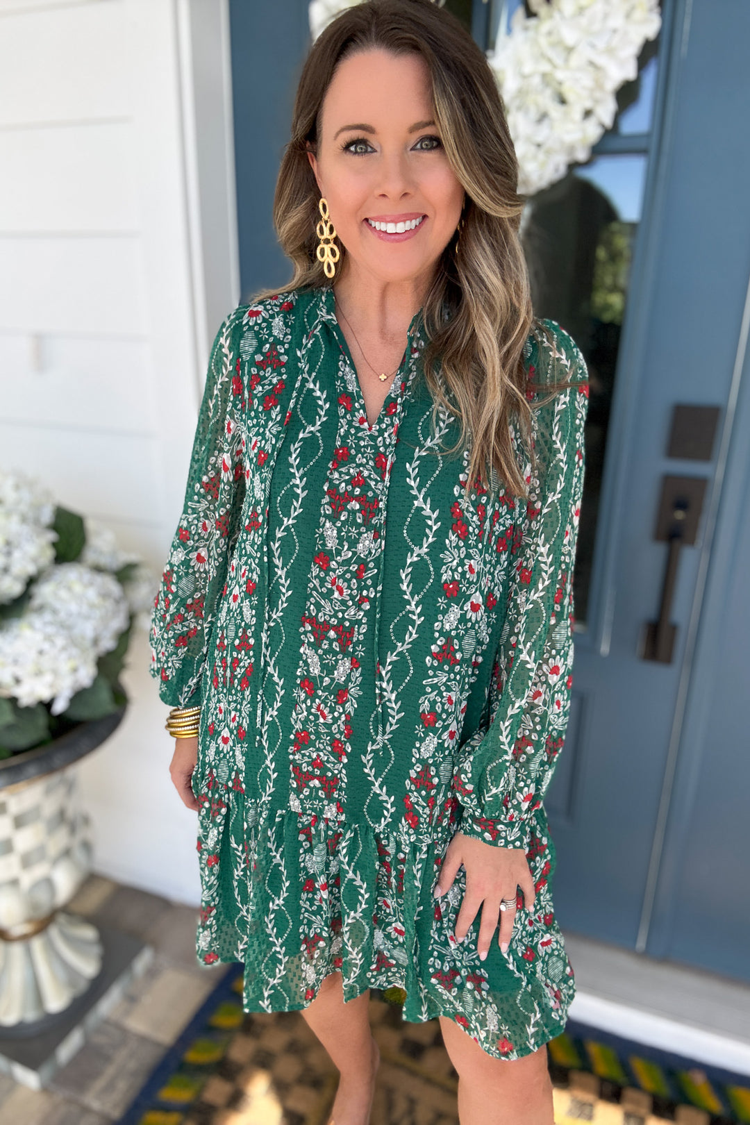 Mary Square: Natasha Dress Ivy Lane Green