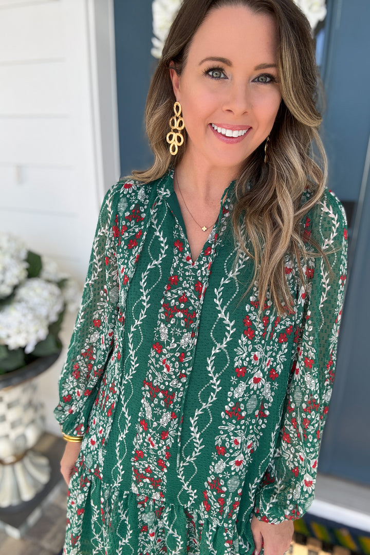 Mary Square: Natasha Dress Ivy Lane Green