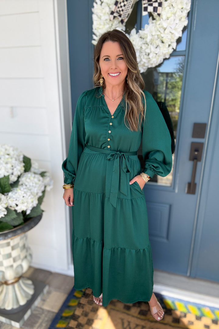Mary Square: Gracelyn Dress Aventurine