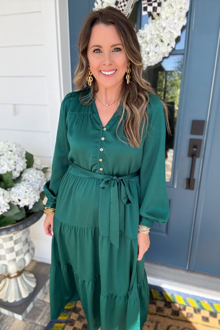 Mary Square: Gracelyn Dress Aventurine