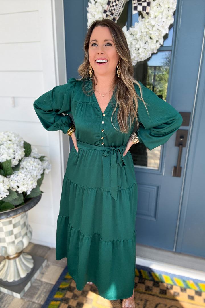 Mary Square: Gracelyn Dress Aventurine
