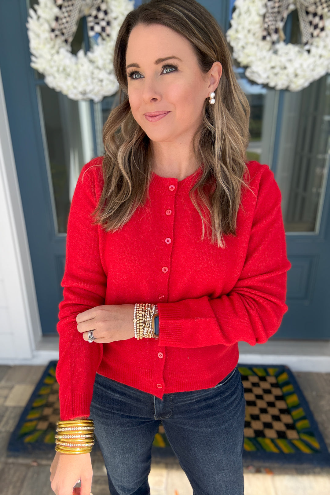 Z Supply: Medina Cardigan - Festive Red