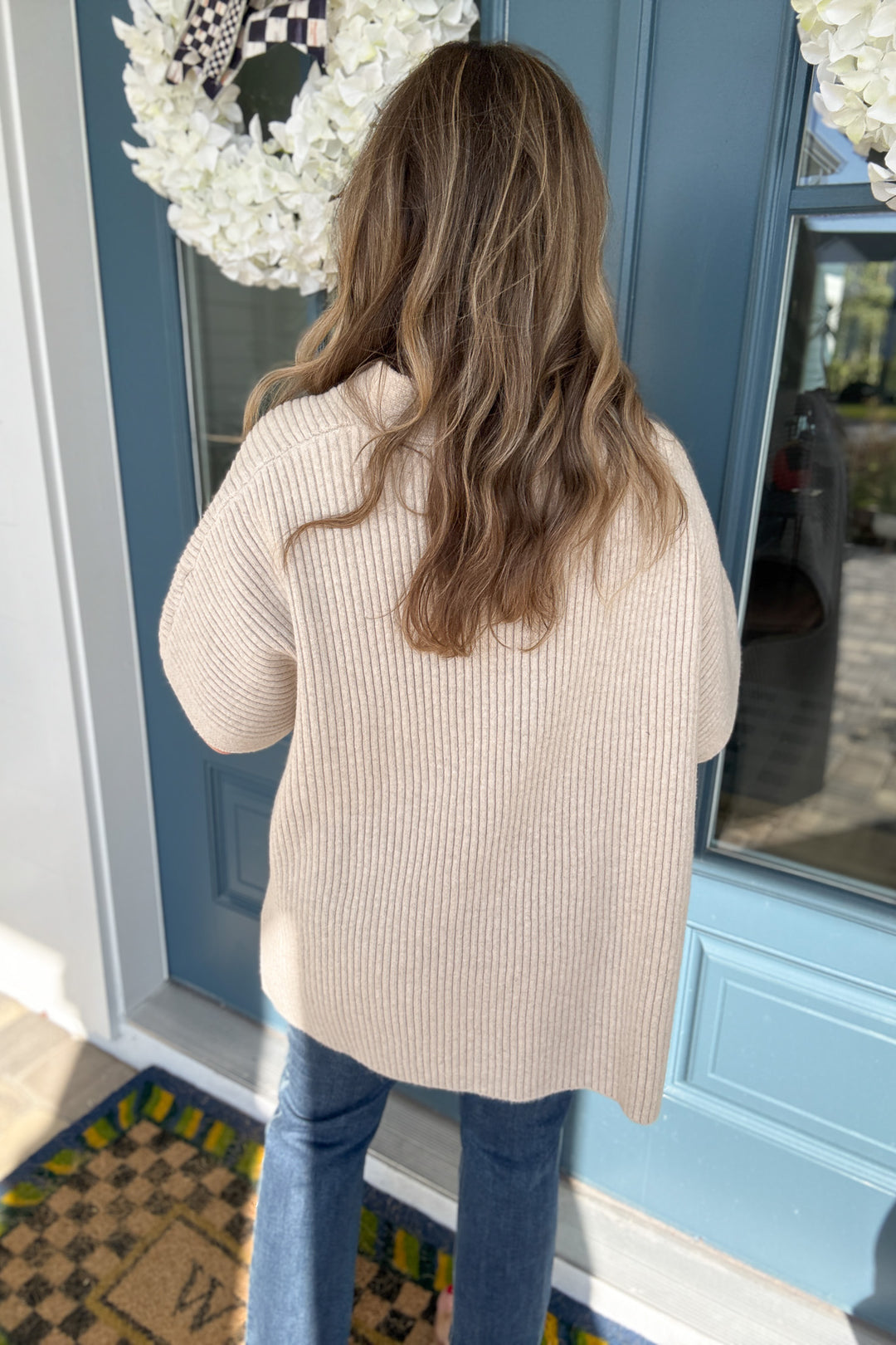 THML: Champagne Kisses Wrap Sweater Top