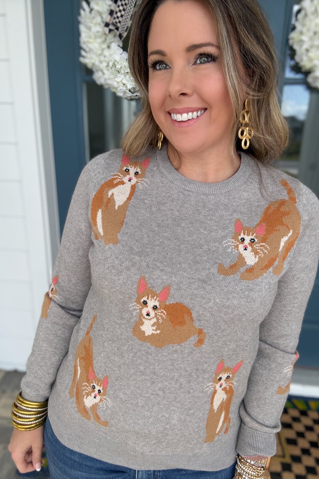 THML: Cozy Kitty Knit Sweater