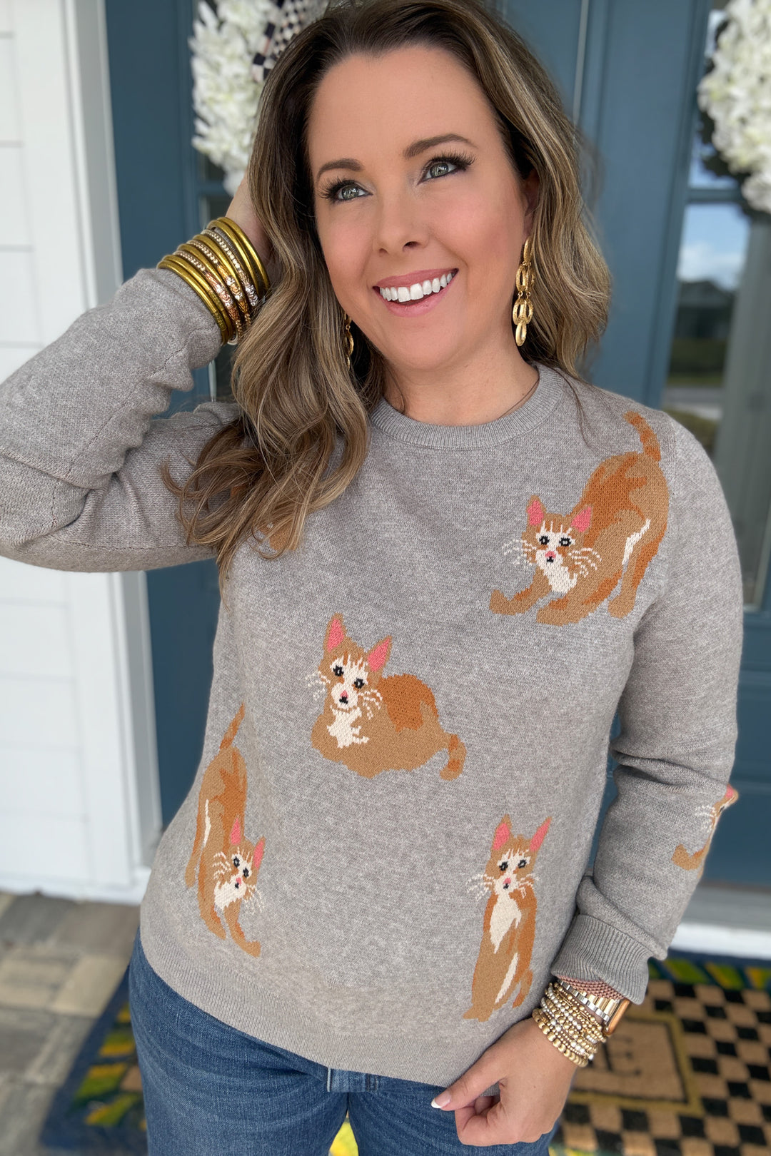 THML: Cozy Kitty Knit Sweater