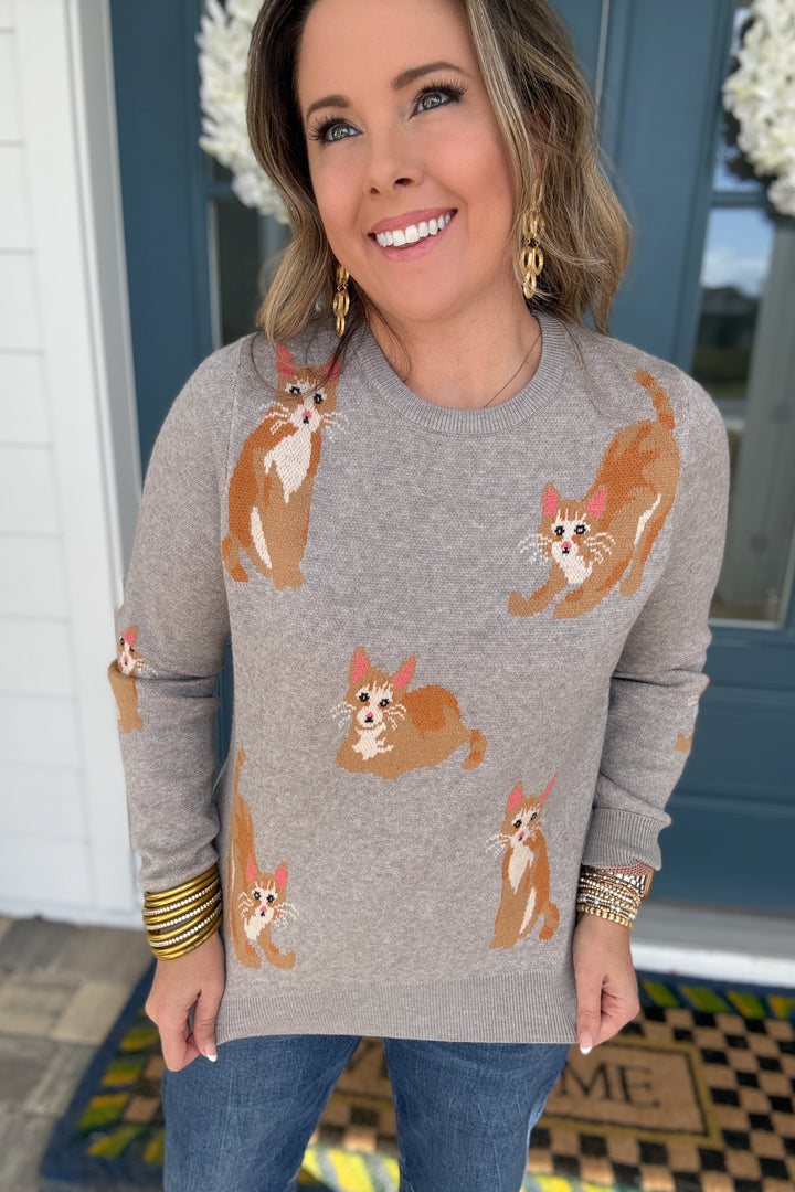 THML: Cozy Kitty Knit Sweater