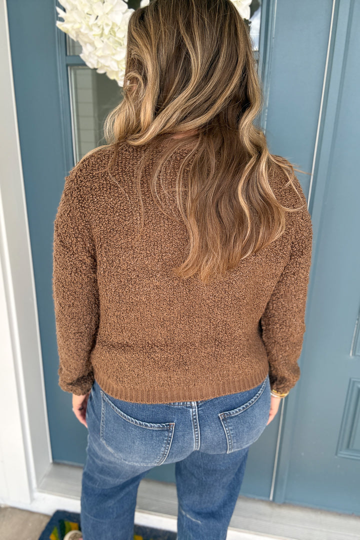 Z Supply: Maxie Fluffy Cardigan Root Beer