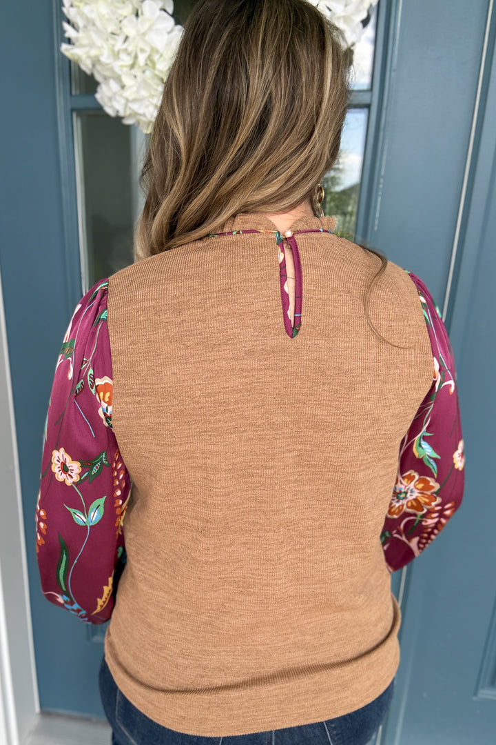 THML: Sweet Gift Silk Sleeve Top