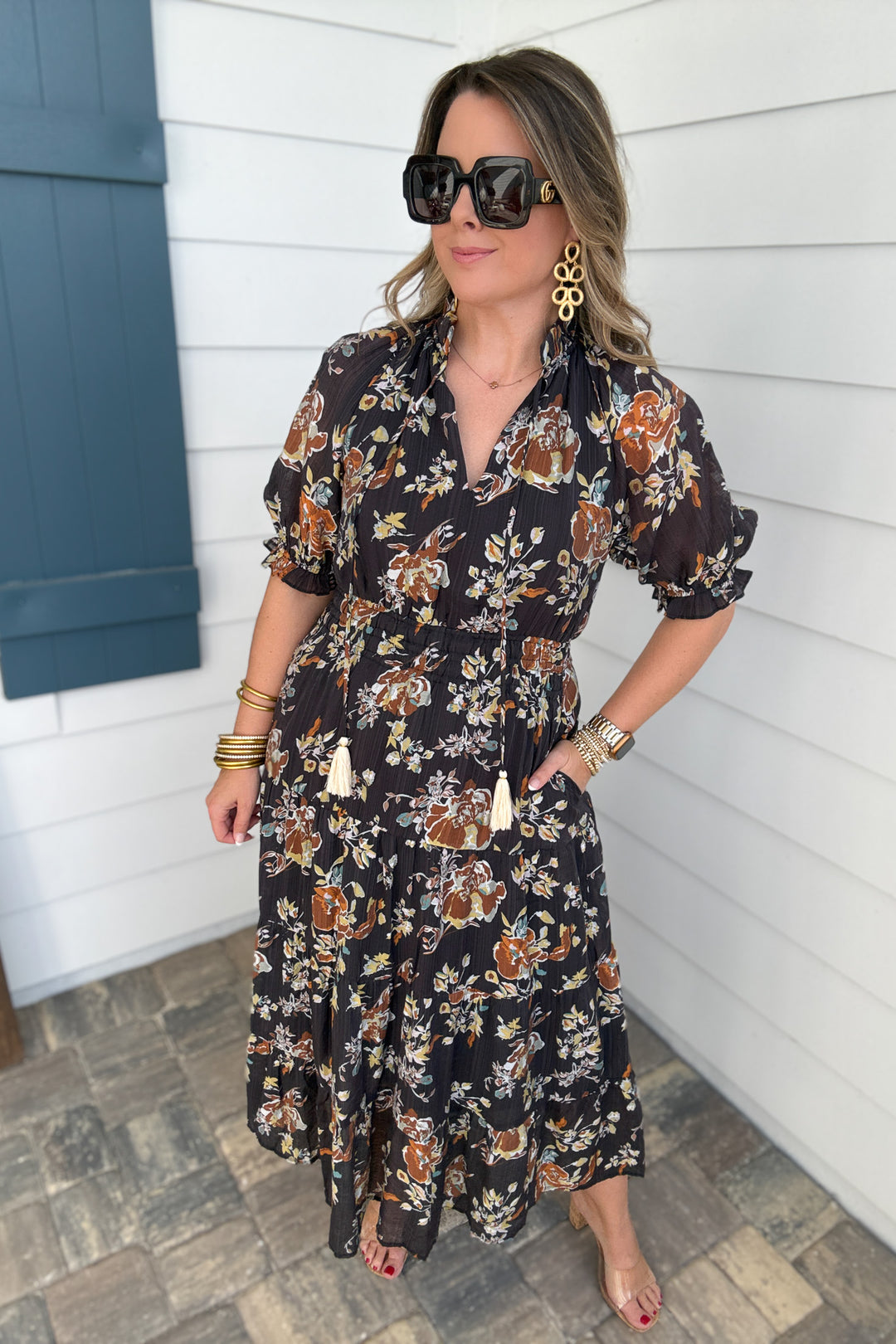 THML: Deep Dream Maxi - Black - B Social Boutique