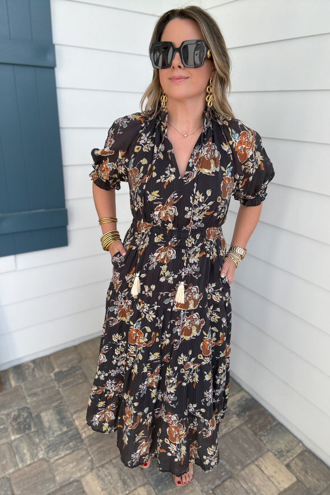 THML: Deep Dream Maxi - Black - B Social Boutique