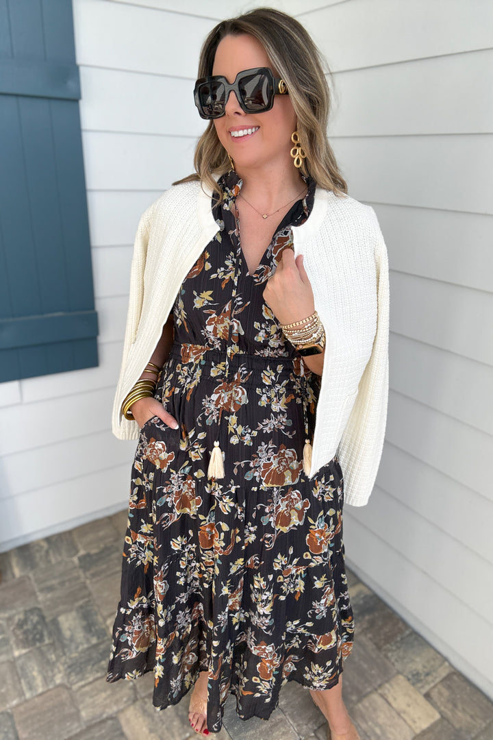 THML: Deep Dream Maxi - Black - B Social Boutique