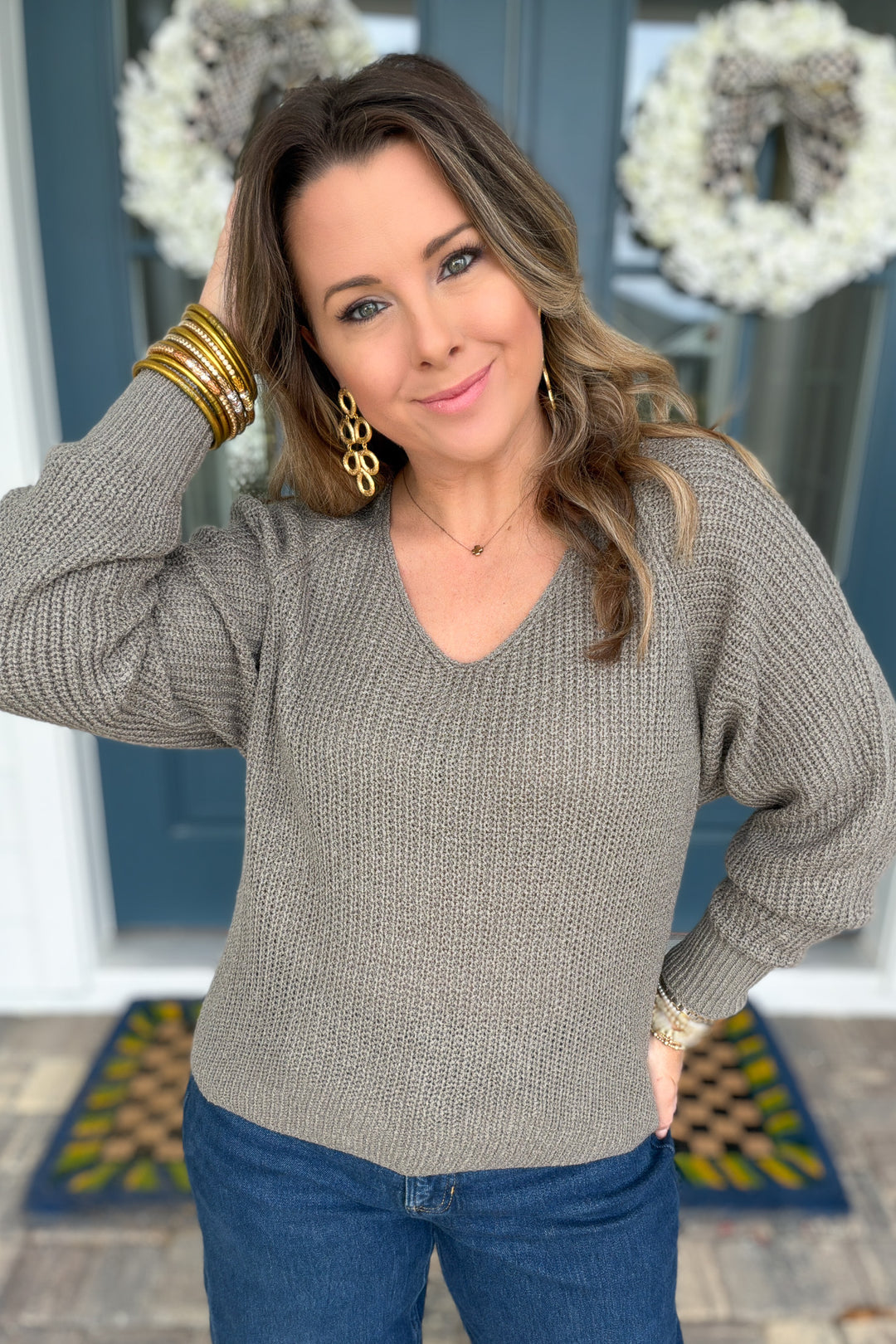 Everyday Luxe V-Neck Sweater
