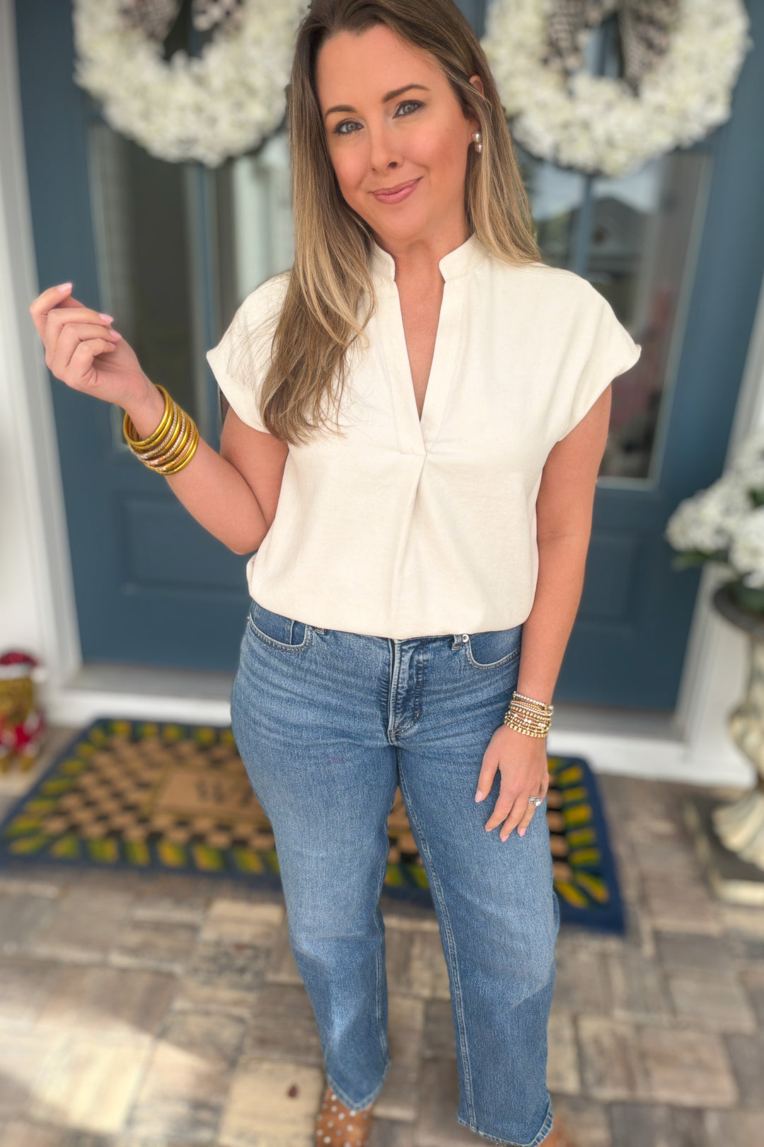 Polished Everyday Blouse - Ivory