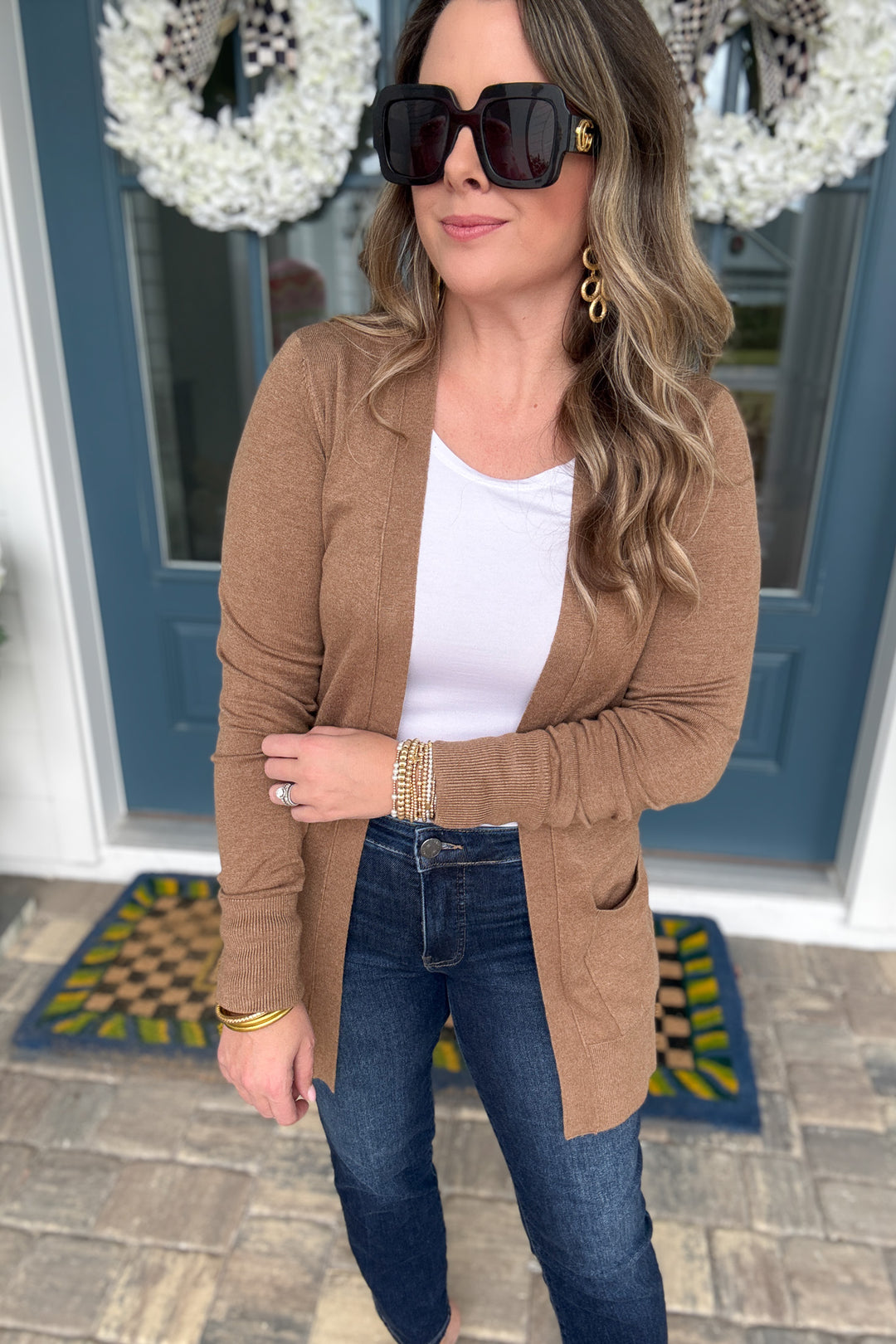 Montecito Cardigan -Tan