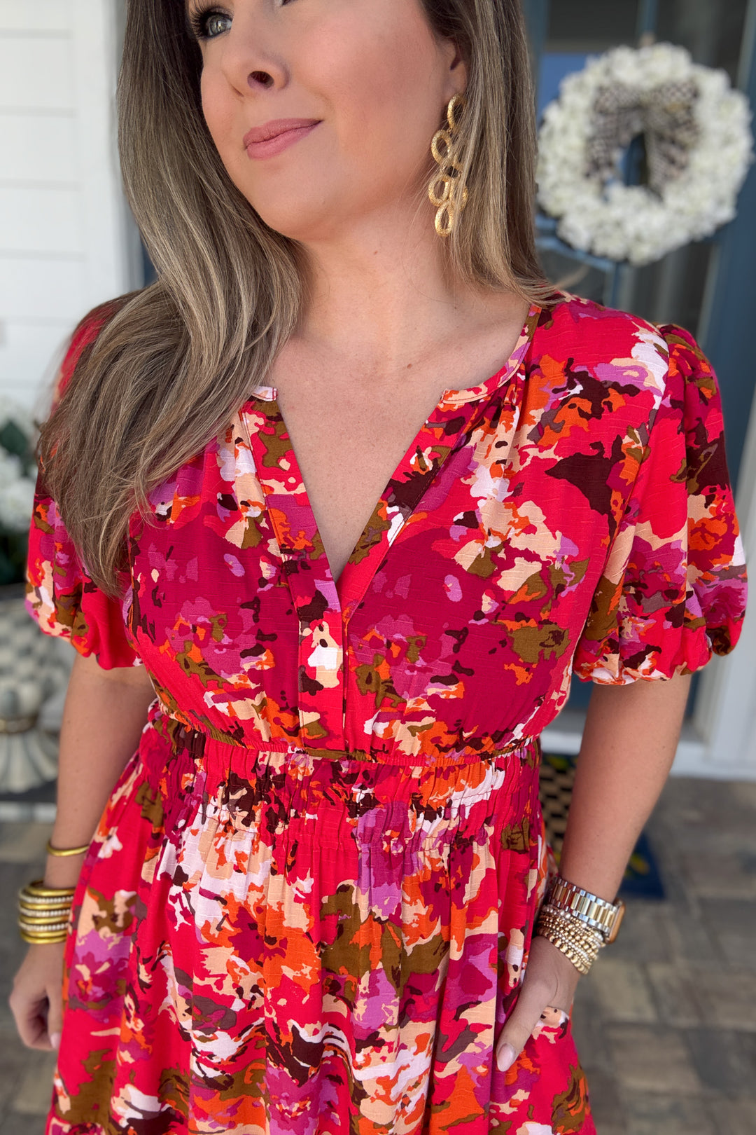 Bloom Tiered Mini Dress - B Social Boutique