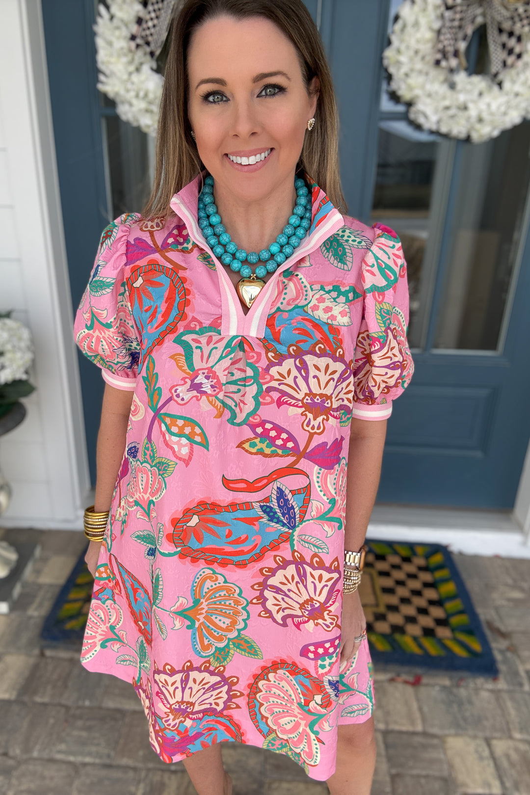 You Have my Heart Turquoise Necklace - B Social Boutique