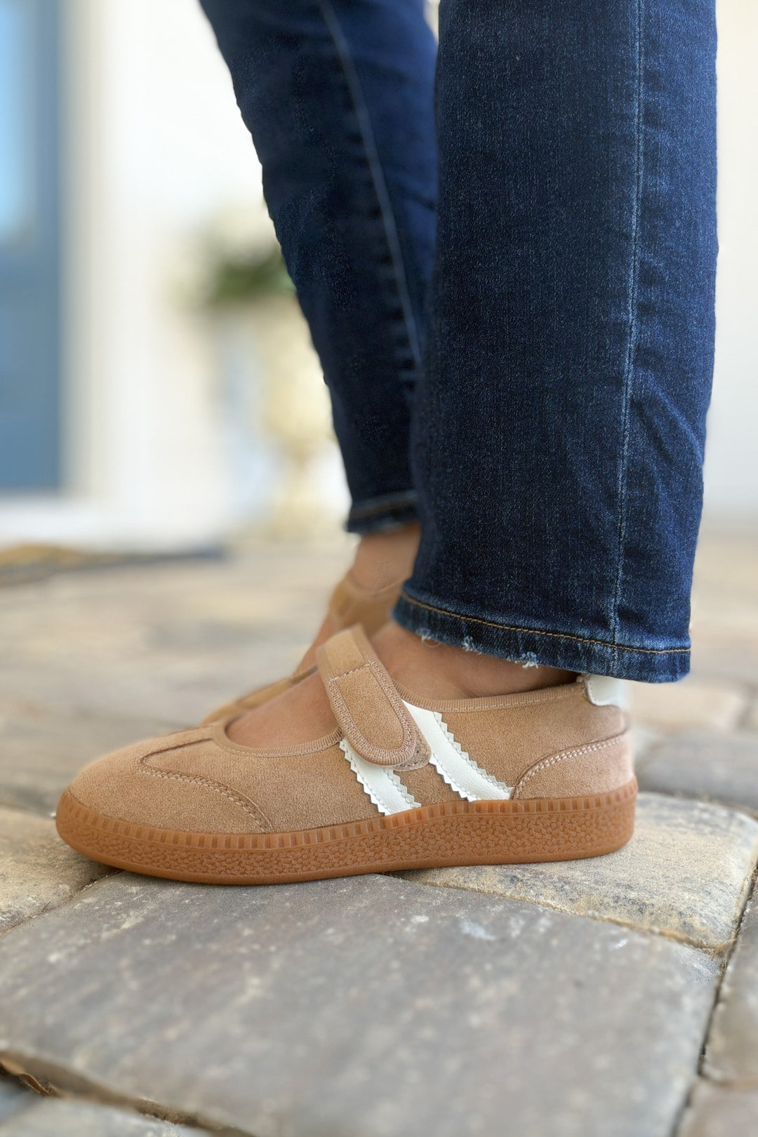 Corky's: CALM DOWN - Camel Faux Suede