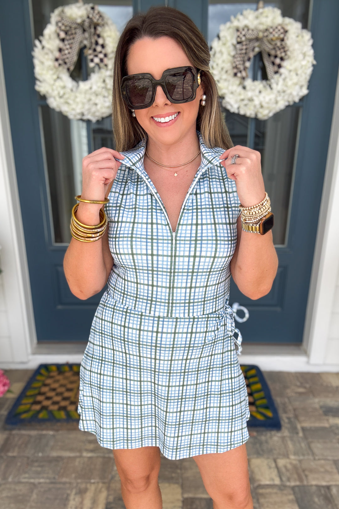 Smith & Quinn: Easton Dress - Meadow Plaid