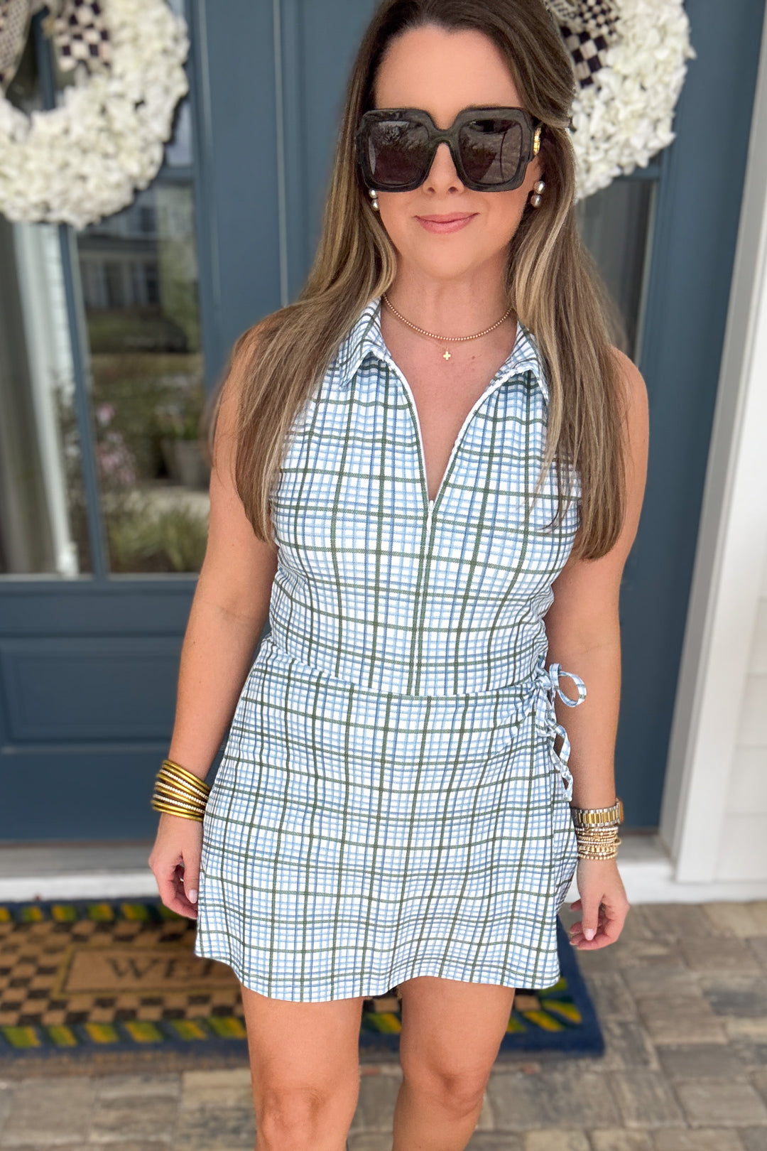 Smith & Quinn: Easton Dress - Meadow Plaid