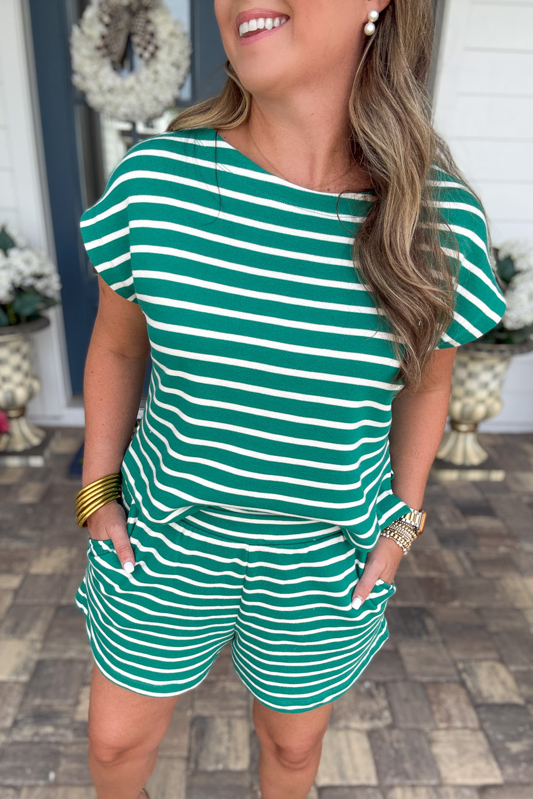 Z Supply: Tilly Striped Short - Rainforest