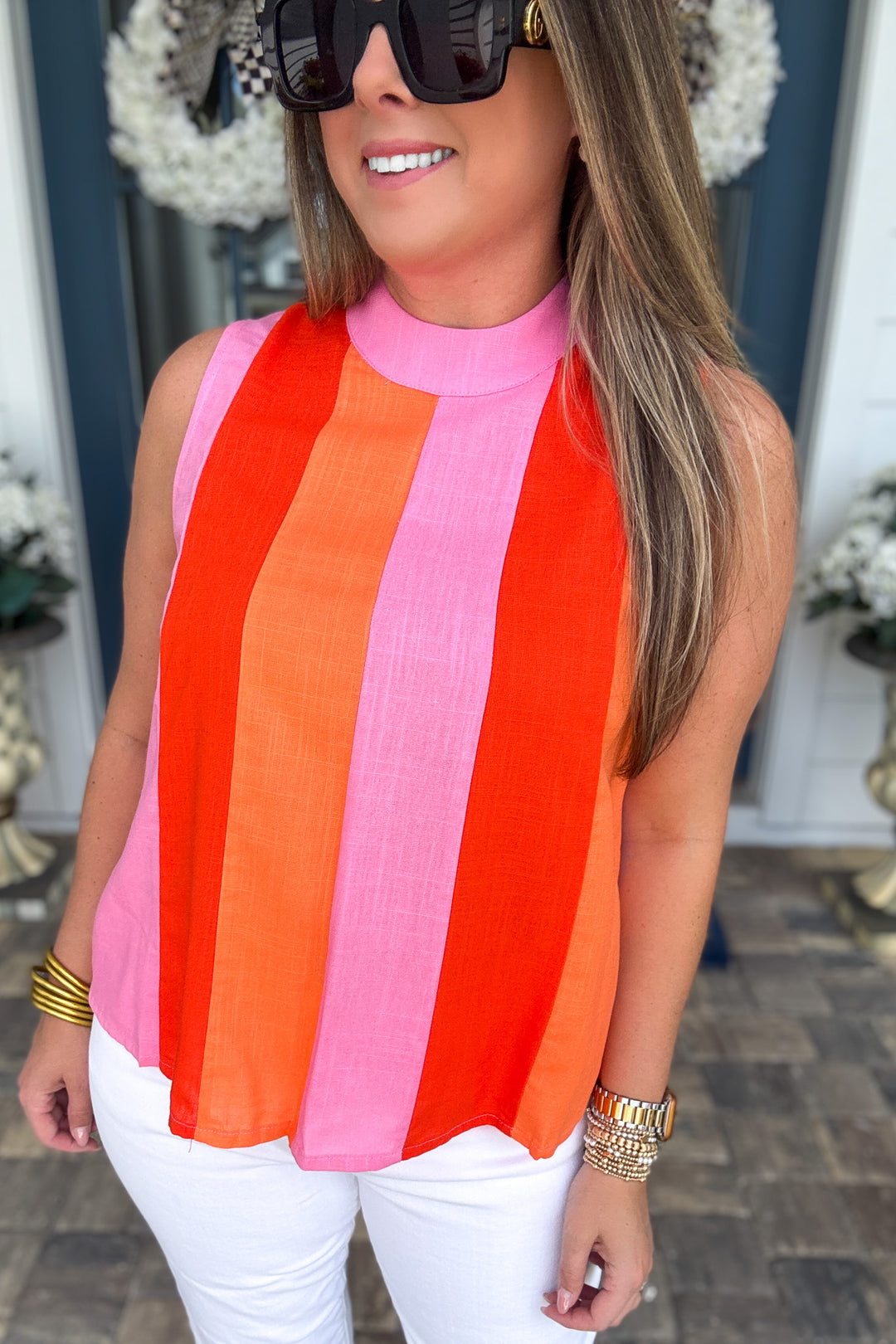 THML: Color Block Dream Halter Tank